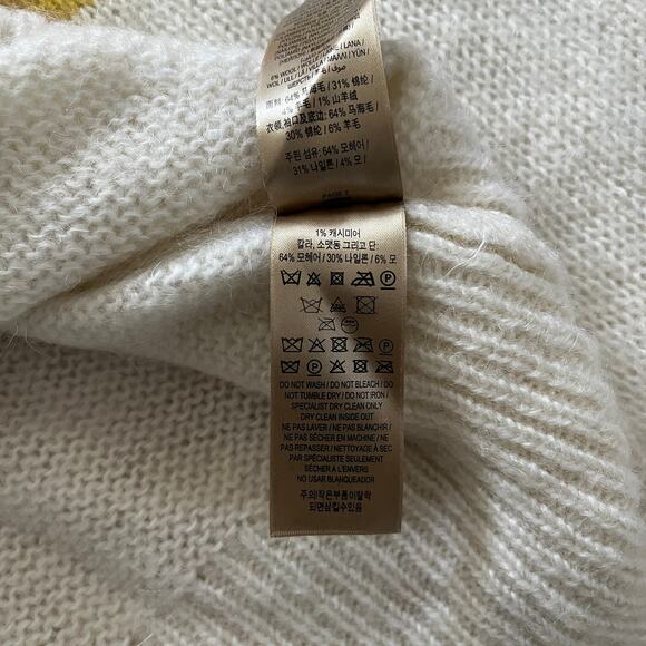 Burberry Osbourne striped mohair sweater Size Small - Picture 6 of 7